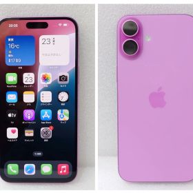 4-1 Apple iPhone16Plus 128GB 本体 日本国内販売モデル ピンク 本体 SIMフリー バッテリー容量100％【中古品】