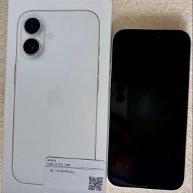 Apple iPhone 16 ホワイト 本体 箱・充電ケーブル付き