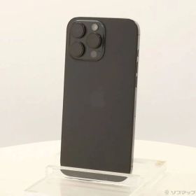 ソフマップ 〔中古品〕 iPhone16 Pro Max 256GB ブラックチタニウム MYWG3J／A SIMフリー【377】