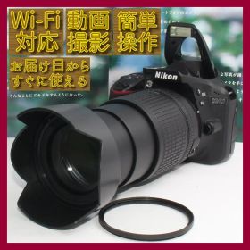 ❤️Bluetooth Wi-Fi搭載❤️Nikon D3400 近遠対応レンズ