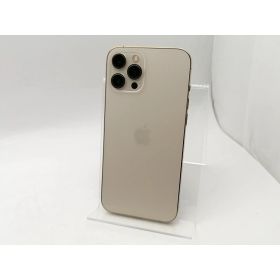 【中古】Apple SoftBank 【SIMロック解除済み】 iPhone 12 Pro Max 128GB ゴールド MGCW3J/A【千葉】保証期間1ヶ月【ランクC】