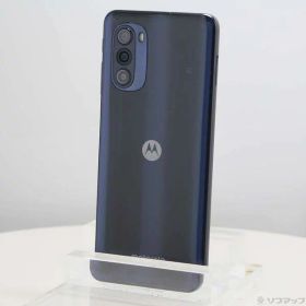 【中古】Motorola(モトローラ) moto g52j 5G II 128GB インクブラック PATM0004JP SIMフリー 【377-ud】