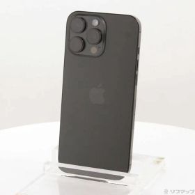 ソフマップ 〔中古品〕 iPhone16 Pro Max 256GB ブラックチタニウム MYWG3J／A SIMフリー【269】