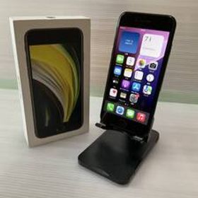 バッテリー97% Apple iPhone SE 2世代 64GB au ブラック １台 8-21-E