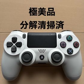 極美品 SONY PS4 純正 コントローラー DUALSHOCK 4 ホワイト(家庭用ゲーム機本体)