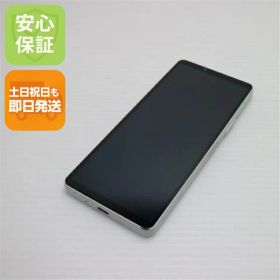 【中古】超美品 SOG11 Xperia 10 V ホワイト AU スマホ SONY 安心保証 即日発送 土日祝発送OK