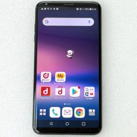 【中古】[ LG ] V30+ L-01K オーロラブラック / docomo版 白ロム / SIMロック解除済み L-01K