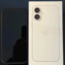 ★iPhone16 256GB ホワイト 美品 バッテリー96% SIMフリー