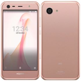 【中古】Bランク【やや傷や汚れあり】 SIMフリー SHV38 SHARP AQUOS SERIE mini シャンパンピンク 利用制限〇(白ロム) 送料無料