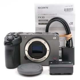 ■極上品■ SONY FX30 ボディ ILME-FX30B プロフェッショナルカムコーダー ソニー