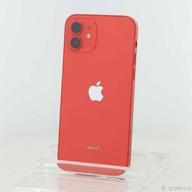 〔中古〕Apple(アップル) iPhone12 64GB プロダクトレッド MGHQ3J／A SIMフリー〔349-ud〕