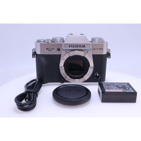 フジフイルム(富士フイルム)の【24回 極美品】FUJIFILM X-T30II ボディ シルバー(ミラーレス一眼)