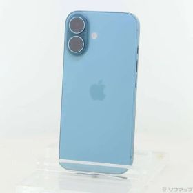 ソフマップ 〔中古品〕 iPhone16 256GB ティール MYE13J／A SIMフリー【251】