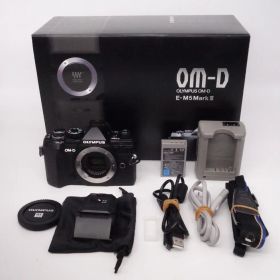 【美品】オリンパス OLYMPUS ミラーレス一眼カメラ OM-D E-M5 MarkIII ボディー ブラック [6N0205]