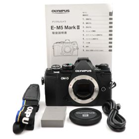 ■シャッター数2147枚！新品同様■ OLYMPUS OM-D E-M5 MarkIII ボディー ブラック ミラーレス一眼カメラ オリンパス