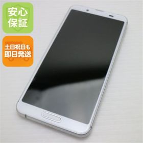 アクオス(AQUOS)の新品同様 SHV45 シルバーホワイト スマホ 白ロム M444(スマートフォン本体)
