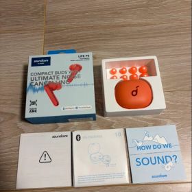Soundcore Life P3 ワイヤレスイヤホン オレンジ