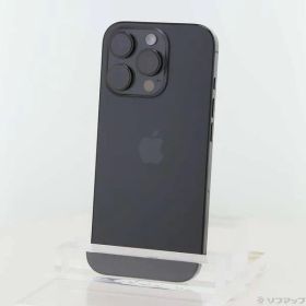 ソフマップ 〔中古品〕 iPhone16 Pro 256GB ブラックチタニウム MYN03J／A SIMフリー【344】