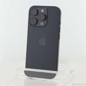 ソフマップ 〔中古品〕 iPhone16 Pro 256GB ブラックチタニウム MYN03J／A SIMフリー【276】