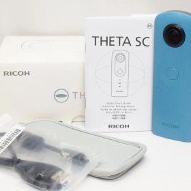 ■美品■ RICOH THETA SC ブルー 《 動作光学良好 》