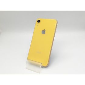 【中古】Apple au 【SIMロック解除済み】 iPhone XR 64GB イエロー MT082J/A【小倉駅前】保証期間１ヶ月【ランクC】