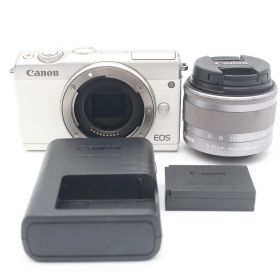 ≪美品≫ Canon EOS M100 レンズキット(15-45mm) ホワイト #20260308-3523