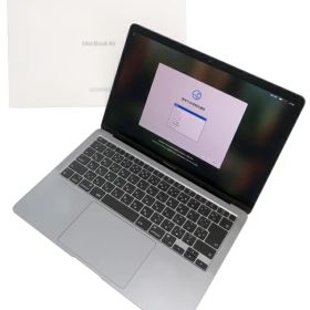 【Apple】アップル『MacBook Air / 13inch / M1 8コア/7コア / 8GB / 256GB / スペースグレイ』FGN63J/A(MGN63J/A) 2020 ノートパソコン 1週間保証【中古】