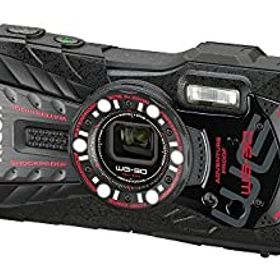 【中古】 RICOH リコー 防水デジタルカメラ RICOH リコー WG-30 エボニーブラック 防水12m耐ショック1.5m耐寒-10度 RICOH リコー WG-30 BK 04591