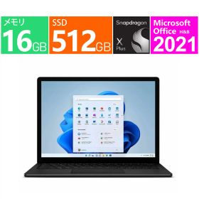 タッチパネル マイクロソフト ノートパソコン 13.8 型(インチ) 120Hz Surface Laptop 第7世代 T0K-00036 [ブラック] Snapdragon X Plus X1P-64-100 10コア メモリ:16GB(LPDDR5X) SSD：512GB Windows 11 Home 顔認証 Wi-Fi 6 wifi6 展示品 [ZGM-00056 同様] Office2021