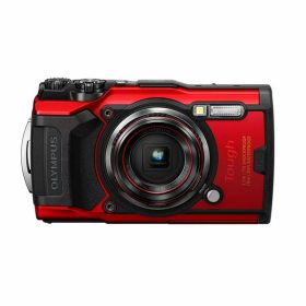 【中古】【1年保証】【美品】OLYMPUS STYLUS TG-6 Tough レッド