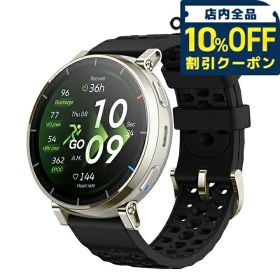 ＼2000円OFF+さらに9倍／ アマズフィット アクティブ 3 プレミアム 充電式クォーツ スマートウォッチ ブランド メンズ レディース ランニングウォッチ Bluetooth Amazfit SP170082-C248 デジタル ブラック 黒