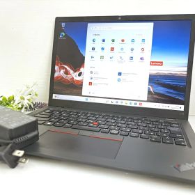 【良品 バッテリー良好】Lenovo ThinkPad L13 Gen4 21FH-S0L700『Core i5(1335U)1.3GHz/RAM:16GB/SSD:256GB』13.3インチWUXGA 動作品