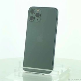 【中古】Apple(アップル) iPhone11 Pro 64GB ミッドナイトグリーン MWC62J／A SoftBank 【269-ud】