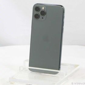 【中古】SoftBank iPhone11 Pro 64GB ミッドナイトグリーン MWC62J／A SoftBank 【262-ud】
