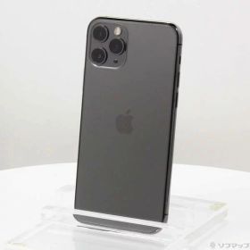 【中古】Apple(アップル) iPhone11 Pro 256GB スペースグレイ MWC72J／A SoftBank 【247-ud】