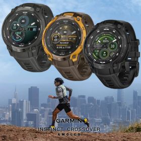 ガーミン Instinct Crossover AMOLED インスティンクト クロスオーバー アモレッド 正規品1年保証Suica対応 タフネスアウトドア GPS スマートウォッチ 010-03398-30 010-03398-31 010-03398-32 ガーミン IDA
