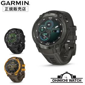 [送料無料] GARMIN ［日本正規品］ 腕時計 メンズ ウォッチ OHMICHI watch 防水 Instinct Crossover AMOLED ハイブリッドタフネスGPSウォッチ Charcoal Grey | Sunburst / Cocoa | Tactical Black 010-03398-30 010-03398-31 010-03398-32