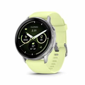 ガーミン Venu 4 45mm Silver / Citron 品番：010-03014-32 GARMINLEDフラッシュライト マイク&スピーカー対応 第5世代光学式心拍計 ヴェニュー フォー ベニュー フィットネス GPS ライフログ 健康 スマート ウォッチ 0753759362607 メーカー1年保証