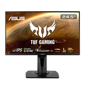 ASUS ゲーミングモニター TUF Gaming VG259QM 24.5インチ/280Hz/フルHD/IPS/1ms/HDR/HDMI×2 DP/G-SYNC Compatible/ELMB/スピーカー/国内正規品