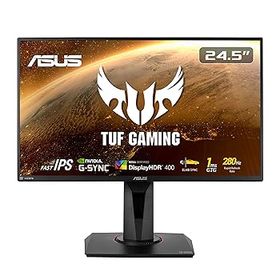 【中古】ASUS ゲーミングモニター TUF Gaming VG259QM 24.5インチ/280Hz/フルHD/IPS/1ms/HDR/HDMI×2 DP/G-SYNC Compatible/ELMB/スピーカー/国内正規品