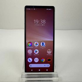美品 SONY Xperia 5 V docomo シルバー 画面不良なし