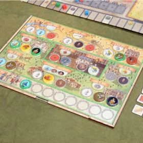 オルレアン 紙チップ＆アップグレードチップ対応オーバーレイ×4枚セット ボードゲーム オリジナル オーバーレイ ・送料無料 ルール 個人ボード ボードゲーム 便利 駒 コマ ズレ防止 ゲーム ボドゲグッズ