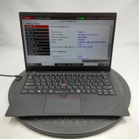 ★ジャンク/液晶ムラ大★Lenovo ThinkPad X1 Carbon Gen 8 [Core i5 10210U 8GB SSD 256GB(NVMe) 14インチ OS無し] 中古 ノートパソコン (RM1764)