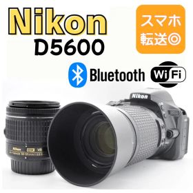 ✨すぐ使える✨Wi-Fi❤️Nikon D5600 スマホ転送 ダブルレンズ