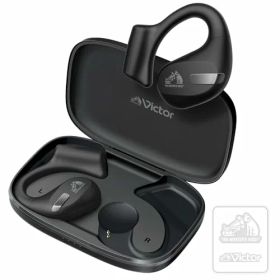 JVCケンウッド Victor HA-NP50T-BA ワイヤレスイヤホン Bluetooth オープンイヤー 耳をふさがない ながら聴 送料無料