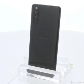 ソフマップ 〔中古品〕 Xperia 10 II 64GB ブラック SO-41A auロック解除SIMフリー【276】