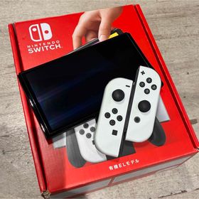 ニンテンドースイッチ(Nintendo Switch)のNintendo Switch 有機EL ホワイト 中古 スイッチ 本体(家庭用ゲーム機本体)