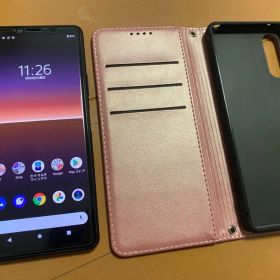 ★ケース付 SONY Xperia 10II ブラック SIMフリー SOV43