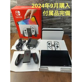 ニンテンドースイッチ(Nintendo Switch)の【美品・使用少】ニンテンドースイッチ有機EL 2024年製 動作◎ 付属品完備 (家庭用ゲーム機本体)