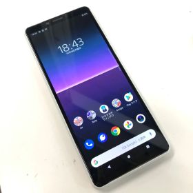 【訳あり品】Xperia 10 Ⅱ au,SIMロック解除済 64GB SOV43 ホワイト【保証なし】